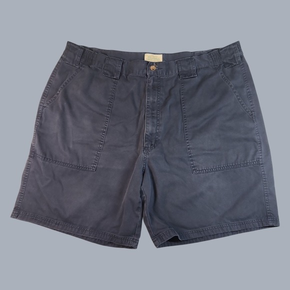 St. John's Bay Other - St John's Bay Men's Size 42 Blue Utility Fatigue Shorts Side Elastic Cotton